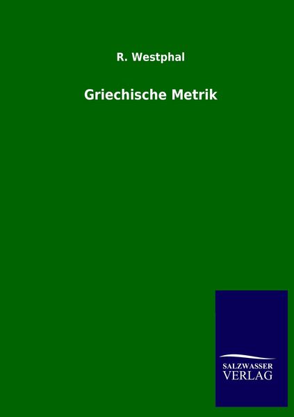 Produktbild: Griechische Metrik