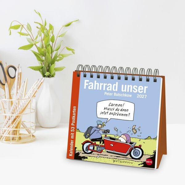 Produktbild: Peter Butschkow: Fahrrad unser Premium-Postkartenkalender 2027