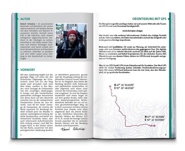 KOMPASS Wanderführer Jakobsweg Camino del Norte, 60 Touren