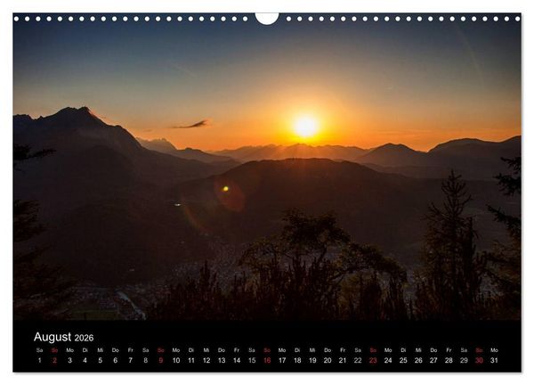Produktbild: Bergblicke - Karwendel (Wandkalender 2026 DIN A3 quer), CALVENDO Monatskalender