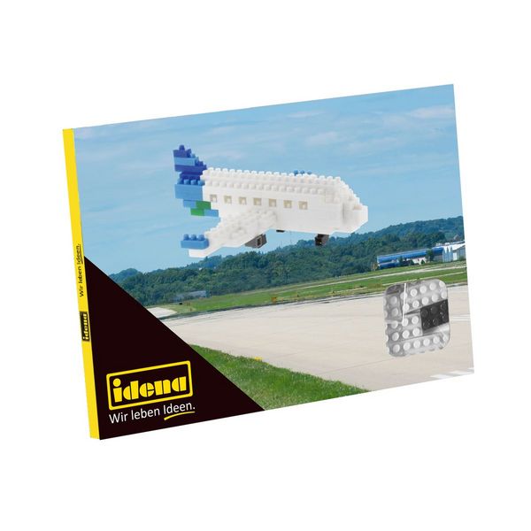 Produktbild: Idena Minibausteine Postkarte Flugzeug