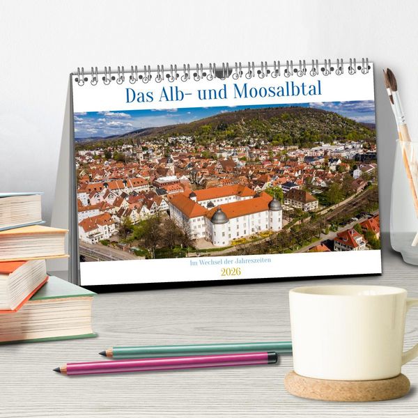 Produktbild: Das Alb- und Moosalbtal (Tischkalender 2026 DIN A5 quer), CALVENDO Monatskalender