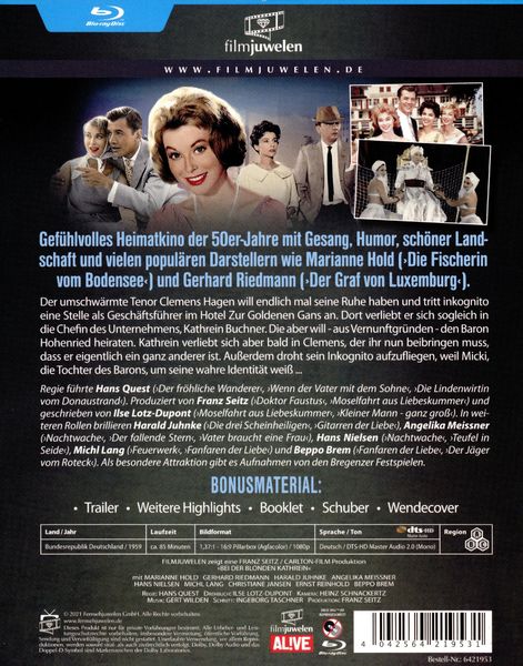 Produktbild: Bei der blonden Kathrein (Filmjuwelen)