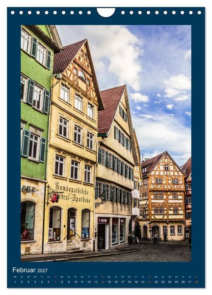 Produktbild: Esslingen am Neckar - Sehenswertes (Wandkalender 2027 DIN A4 hoch), CALVENDO Monatskalender