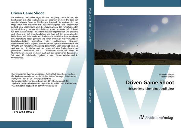 Driven Game Shoot, Taschenbuch von Albrecht Linder , Sabine Linder, AV Akademikerverlag, 9786202210539