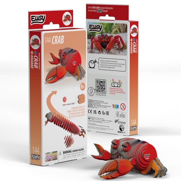 Produktbild: EUGY - 3D Bastelset Krabbe