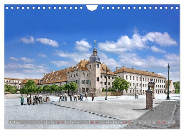 Produktbild: Leipzig zur Kaiserzeit in Farbe (Wandkalender 2026 DIN A4 quer), CALVENDO Monatskalender