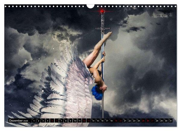 Produktbild: Pole Dance Engel (Wandkalender 2026 DIN A3 quer), CALVENDO Monatskalender