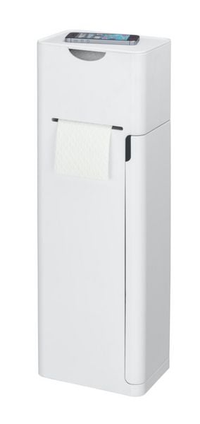 Produktbild: Stand WC-Garnitur Mod. Imon 6 in 1 Wei&szlig; matt, mit Ablage