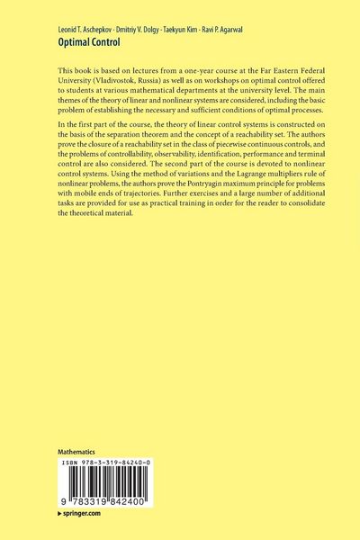 Produktbild: Optimal Control