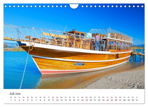 Produktbild: Flussfahrt in Manavgat (Wandkalender 2026 DIN A4 quer), CALVENDO Monatskalender