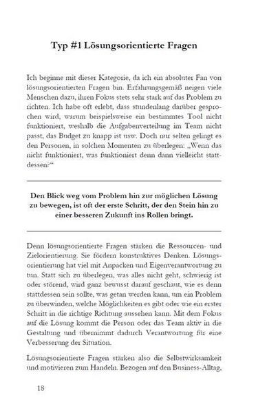 Produktbild: Systemische Fragetechniken gekonnt im Business-Alltag anwenden | Besser f&uuml;hren & kommunizieren mit dem Praxisbuch f&uuml;r Fach- & F&uuml;hrungskr&auml;fte