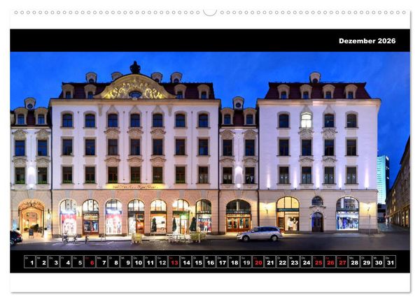 Produktbild: Leipzig Fassade 2026 (hochwertiger Premium Wandkalender 2026 DIN A2 quer), Kunstdruck in Hochglanz