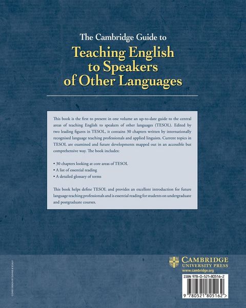 Produktbild: The Cambridge Guide to Teaching English to Speakers of Other Languages