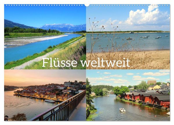 Produktbild: Fl&uuml;sse weltweit (Wandkalender 2026 DIN A2 quer), CALVENDO Monatskalender