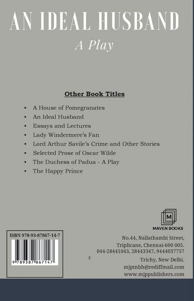 Produktbild: An Ideal Husband A Play