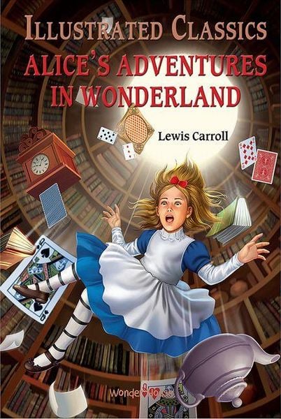 Produktbild: Alice in Wonderland: Illustrated Abridged Children Classics English Novel with Review Questions (Hardback)