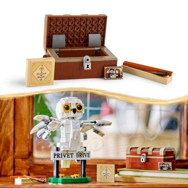 Produktbild: LEGO Harry Potter 76425 Hedwig im Ligusterweg 4 Spielzeug mit Eule-Figur