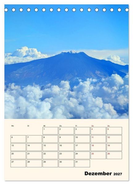 Produktbild: Taormina - &Auml;tna, Meer und antike Steine (Tischkalender 2027 DIN A5 hoch), CALVENDO Monatskalender