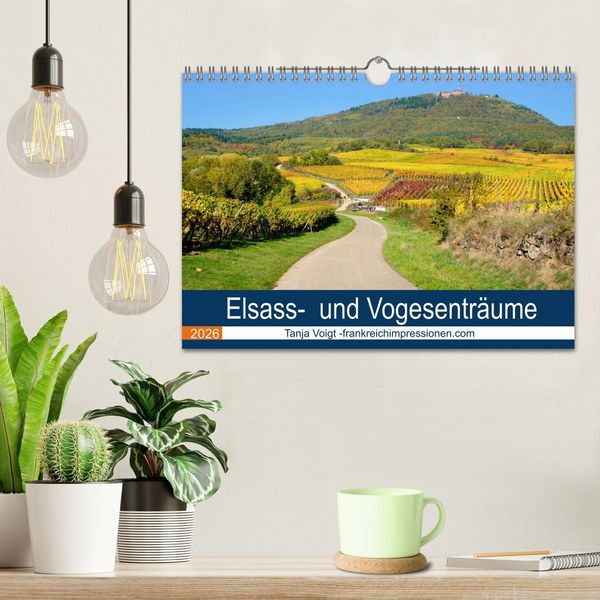Produktbild: Elsass- und Vogesentr&auml;ume (Wandkalender 2026 DIN A4 quer), CALVENDO Monatskalender
