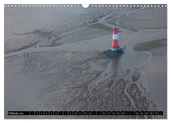 Produktbild: Das Wattenmeer von oben (Wandkalender 2026 DIN A3 quer), CALVENDO Monatskalender