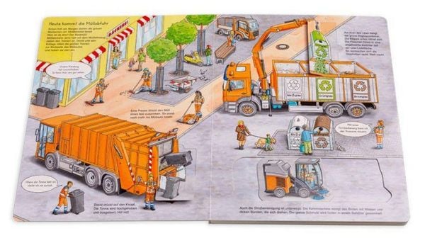 Produktbild: Mein gro&szlig;es M&uuml;llauto-Spielbuch