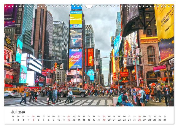 Produktbild: New York - New York. Impressionen der Mega-City (Wandkalender 2026 DIN A3 quer), CALVENDO Monatskalender