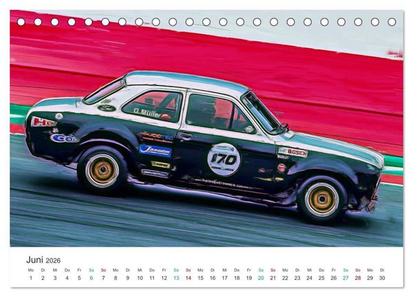 Produktbild: Kultautos - Capri und Escort (Tischkalender 2026 DIN A5 quer), CALVENDO Monatskalender