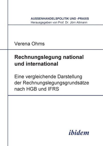 Produktbild: Ohms, V: Rechnungslegung national und international. Eine ve