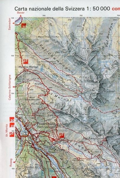 Produktbild: 469T Valposchiavo Wanderkarte