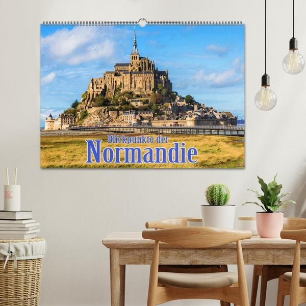 Produktbild: Blickpunkte der Normandie (Wandkalender 2026 DIN A2 quer), CALVENDO Monatskalender