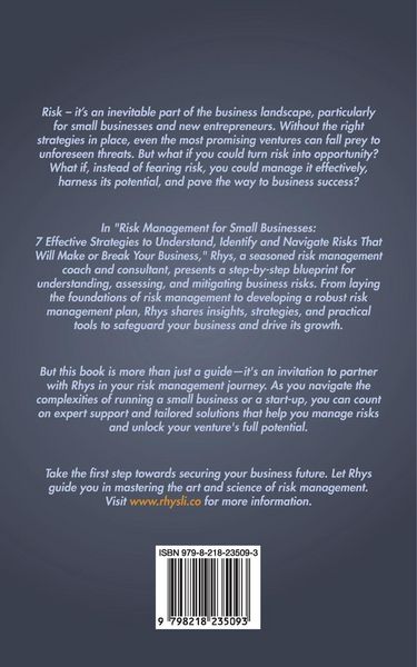 Produktbild: Risk Management for Small Businesses