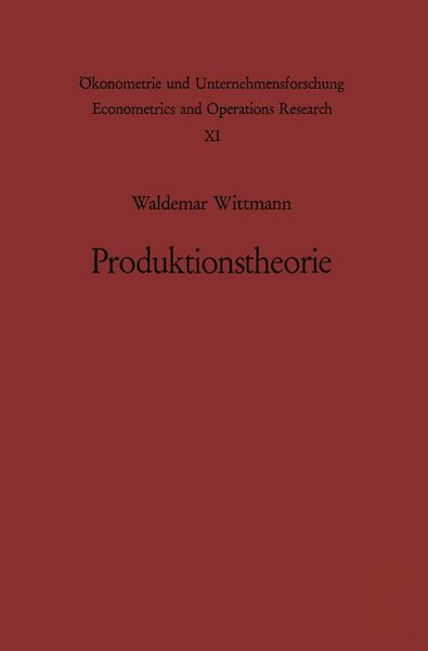 Produktbild: Produktionstheorie