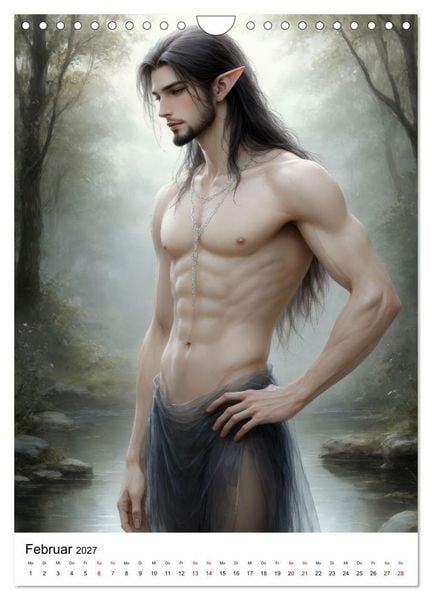 Produktbild: Mysthische M&auml;nner Fantasy (Wandkalender 2027 DIN A4 hoch), CALVENDO Monatskalender