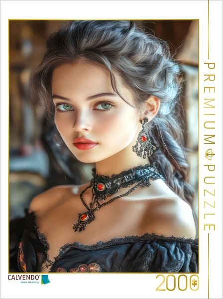 CALVENDO Puzzle Sexy Gothik Frauen | 2000 Teile Lege-Größe 90x67cm Foto-Puzzle für glückliche Stunden