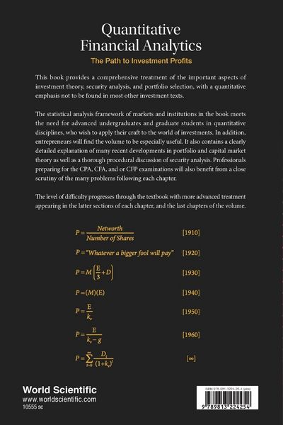 Produktbild: Quantitative Financial Analytics