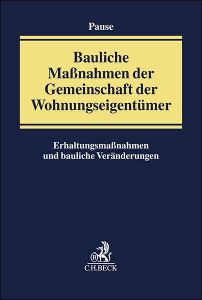 Produktbild: Bauliche Ma&szlig;nahmen der Gemeinschaft der Wohnungseigent&uuml;mer