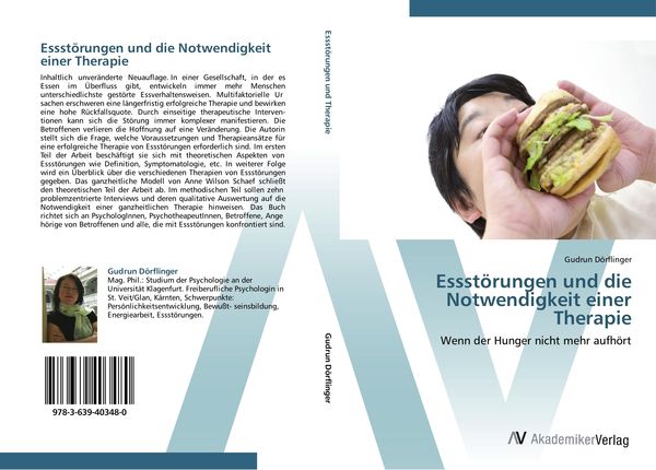 Produktbild: Essst&ouml;rungen und die Notwendigkeit einer Therapie