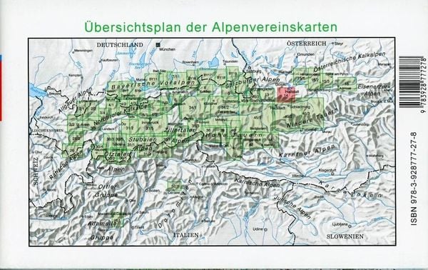 DAV Alpenvereinskarte 14 Dachstein Weg + Ski