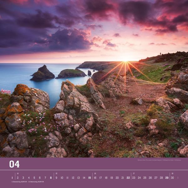 Orte der Kraft 2018 - Bildkalender (33 x 33) - Landschaftskalender