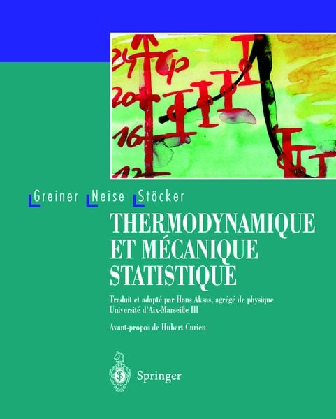 Produktbild: Thermodynamique et m&eacute;canique statistique