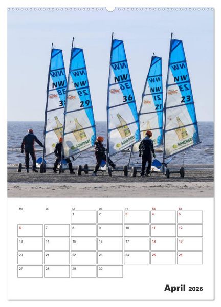 Produktbild: Sankt Peter-Ording Sonne, Strand und Meer (Wandkalender 2026 DIN A2 hoch), CALVENDO Monatskalender