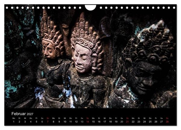 Produktbild: Tempel rund um Angkor Wat (Wandkalender 2027 DIN A4 quer), CALVENDO Monatskalender