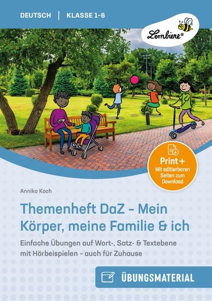 Themenheft DaZ - Mein Körper, meine Familie & ich, Set von Annika Koch, Lernbiene, 978-3-7468-1288-5