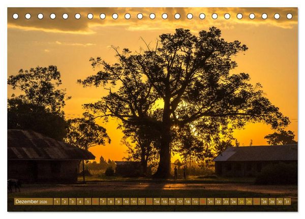 Produktbild: Geheimtipp Uganda (Tischkalender 2026 DIN A5 quer), CALVENDO Monatskalender