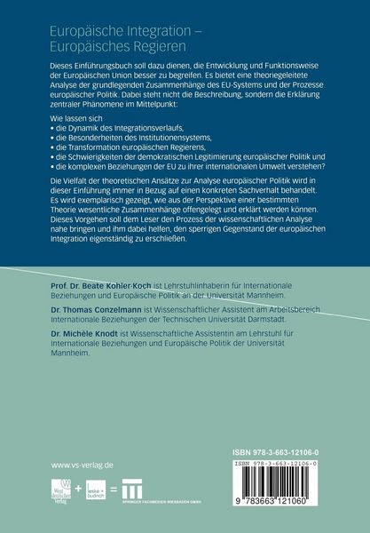Produktbild: Europ&auml;ische Integration &mdash; Europ&auml;isches Regieren