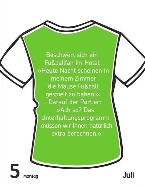 Produktbild: Fu&szlig;ballspa&szlig; f&uuml;r Kids Tagesabrei&szlig;kalender 2027 - Witze, lustige Spr&uuml;che und verr&uuml;ckte Fakten