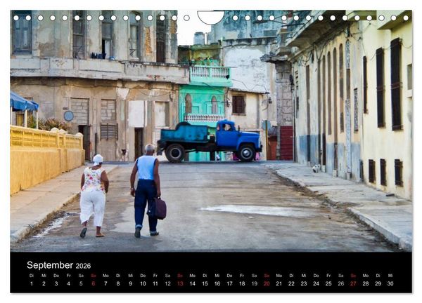 Produktbild: Kuba - Die Stra&szlig;en Havannas (Wandkalender 2026 DIN A4 quer), CALVENDO Monatskalender