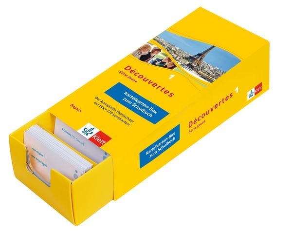Produktbild: D&eacute;couvertes 1 Bayern (ab 2017) - Vokabel-Lernbox zum Schulbuch 1. Lernjahr