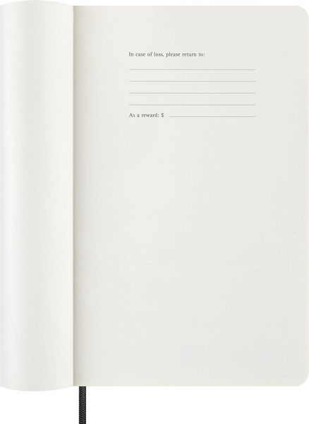 Produktbild: Moleskine Precious & Ethical 12 Monate Wochen Notizkalender 2027, L/A5, Liniert, Weicher Einband, Mamba Schwarz, mit Box